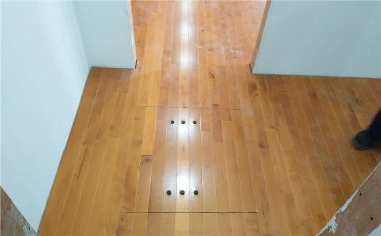 上海企口體育木地板結構